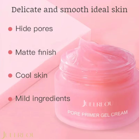 Pore Primer Makeup Create Matte Skin before Gel Gentle and Delicate Moisturizing Skin Concealer Invisible Pore Primer Gel Cream